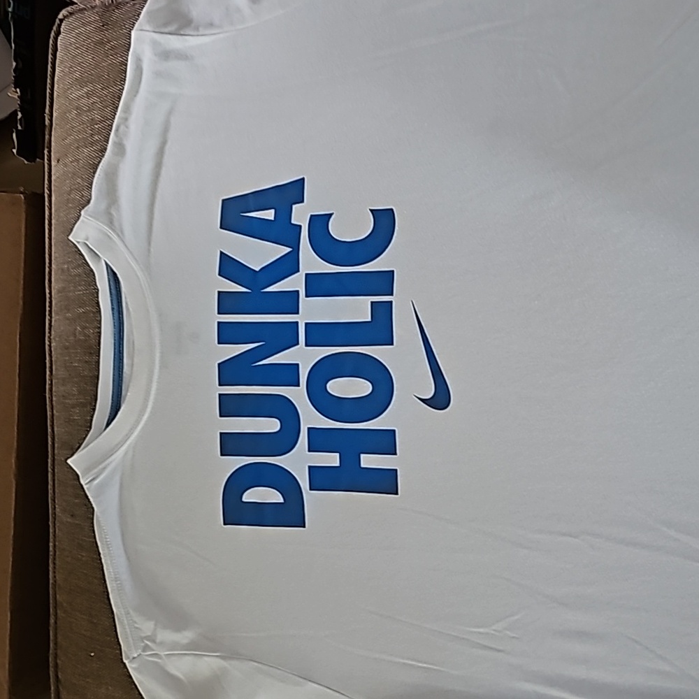 DUNKAHOLIC NIKE DRI FIT SHIRT